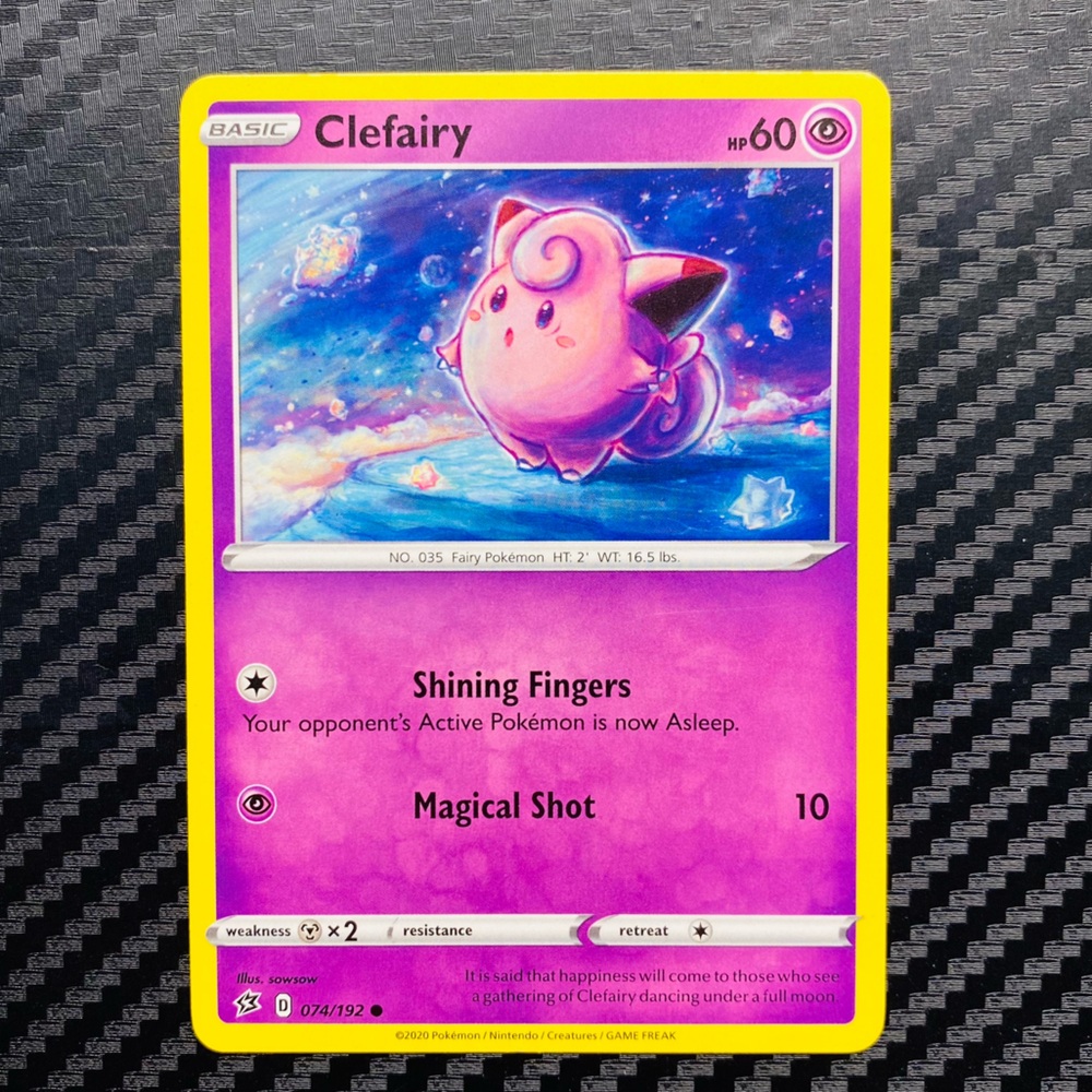 Tomokazu Pokemon Clefairy Trading Card